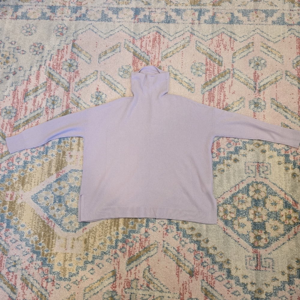 Club Monaco Lavender Turtleneck Sweater - Picture 8 of 10
